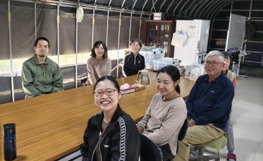 日曜日の晴れ間と、定植おつかれさま会