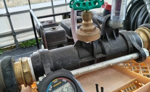 追肥の時間、冬の気配